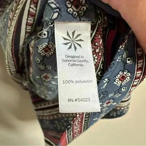 EUC | Athleta Medallion Dunes Tank | Iron Blue | Women’s Size S - Picture 9 of 9